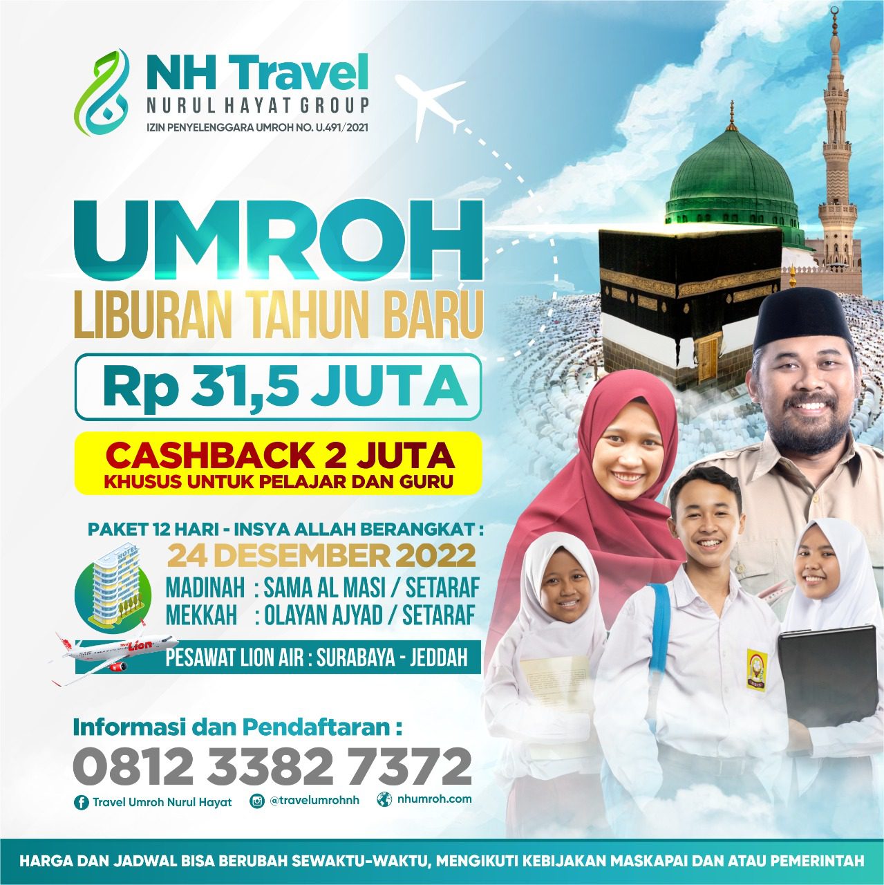 Umrah Liburan Tahun Baru - NH Travel