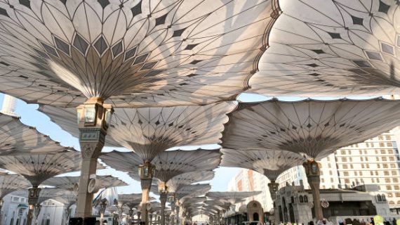 Fakta Menarik Payung Masjid Nabawi