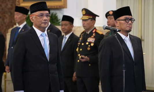 Gus Irfan-Dahnil Anzar  Dilantik Sebagai Menteri & Wamen Haji Umroh