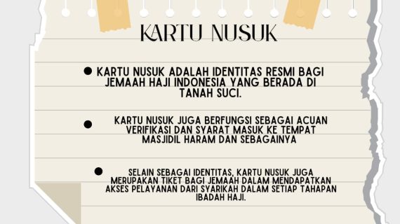 Apa Itu Kartu Nusuk Haji 2026? Ini Fungsi dan Manfaatnya