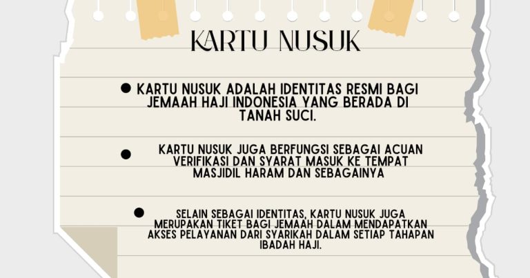 Apa Itu Kartu Nusuk Haji 2026? Ini Fungsi dan Manfaatnya